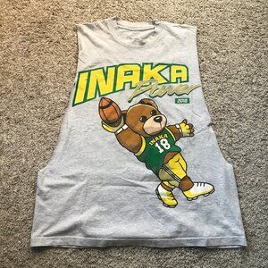 Inaka Power Football Teddy Cutoff Tank Top